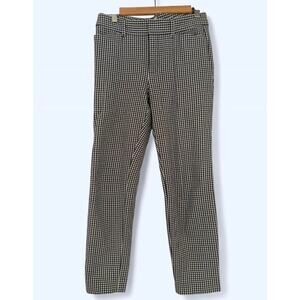 GAP Blue Gingham Stretch Curvy Signature Skinny Ankle Pants Size 6